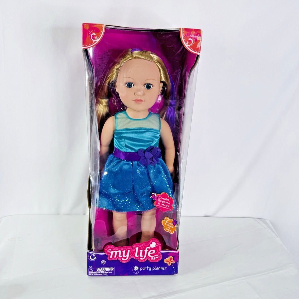 My Life As A Party Planner 18" Doll 2016 Walmart‎ Blonde Blue Eyes